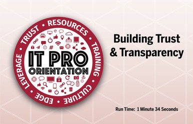 Building Trust And Transparency Indiana University