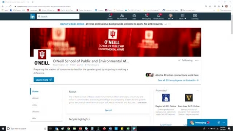 Thumbnail for Using LinkedIn Effectively