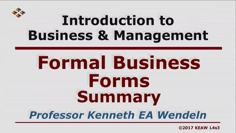 Thumbnail for W200 04-3 Formal Business Forms Summary