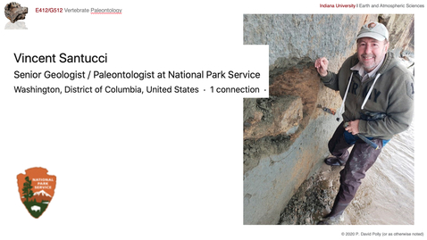Thumbnail for Guest 2 - Vince Santucci, National Park Service