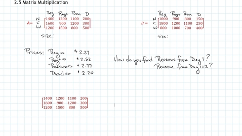 Thumbnail for Matrix Multiplication:  Introduction