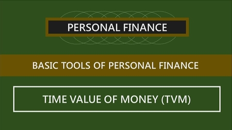 Thumbnail for entry F260 02-3 The Time Value of Money