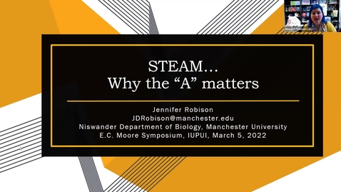 Thumbnail for entry STEAM… Why the “A” matters (TED-like Talk)