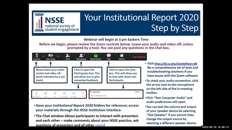 Thumbnail for Your Institutional Report 2020: Step by Step Guide