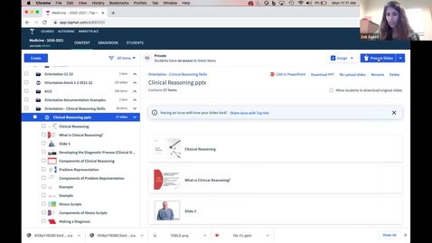 Thumbnail for Clinical Reasoning Session of Clerkship Orientation R 1-2