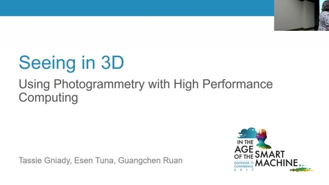 Thumbnail for Breakout session | Seeing in 3D: Using photogrammetry with high performance computing
