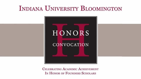 Thumbnail for IUB Honors Convocation 2018