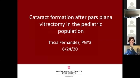 Thumbnail for entry Cataract formation after pars plana vitrectomy in the pediatric population