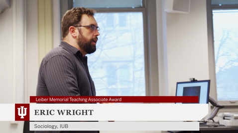 Thumbnail for 2020 Lieber Memorial Teaching Associate Award - Eric L. Wright