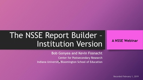 Thumbnail for Report Builder Webinar
