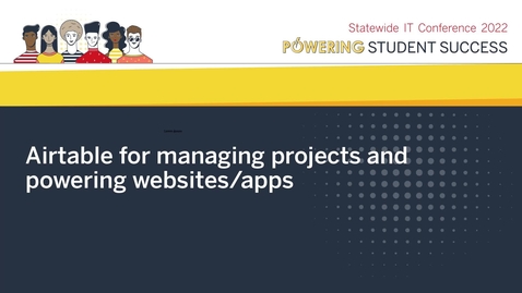 Thumbnail for Airtable for managing projects and powering websites/apps