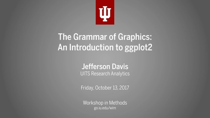 Stephanie Dickinson Iu Jefferson Davis The Grammar Of Graphics An Introduction To Ggplot2 Iu Workshop In Methods 2017 10 13 Indiana University