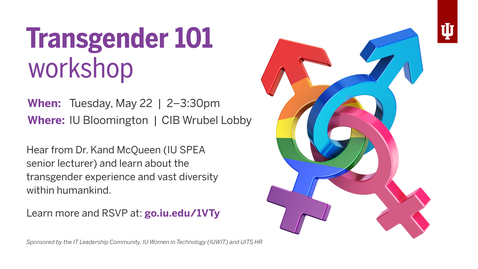 Thumbnail for Transgender 101 workshop on May 22, 2018