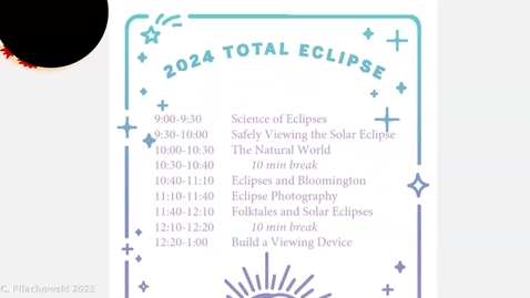 Thumbnail for Edited 1. Science of Eclipses 10-7-23