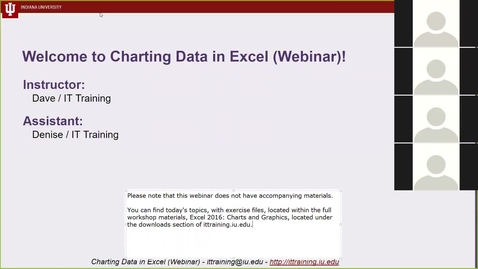 Thumbnail for entry Learn IT Quick - Charting Excel Data