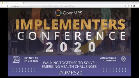Thumbnail for 20201203_OMRS20 Virtual Implementer's Meeting