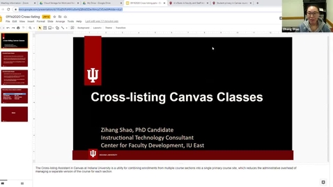 Thumbnail for entry Cross-listing Canvas Classes 