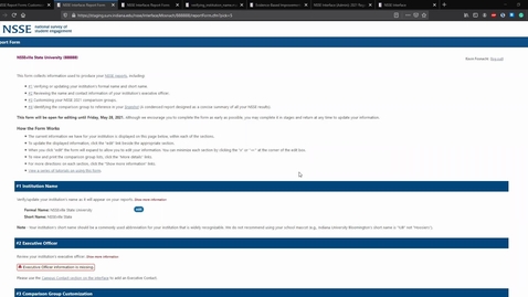Thumbnail for Report Form 2021 Tutorial - Executive Contact