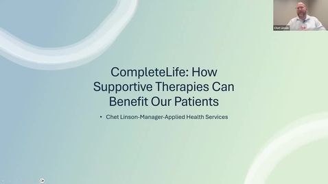 Thumbnail for Chet Linson - Complete Life Cancer Program  