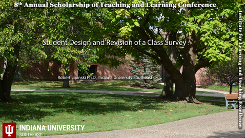 Thumbnail for Student Design and Revision of a Class Survey
