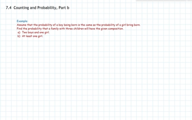 Counting And Probability Part B Examples Indiana University