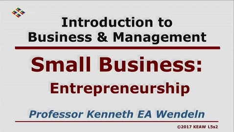 Thumbnail for W200 05-2 Enterpreneurship