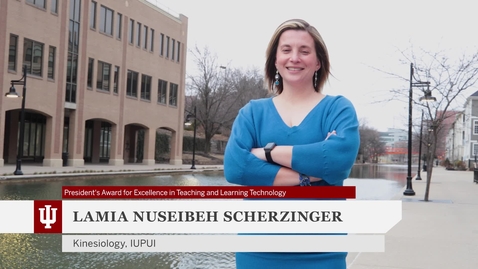 Thumbnail for 2022 President's Award for Excellence in Teaching and Learning Technology - Lamia Nuseibeh Scherzinger