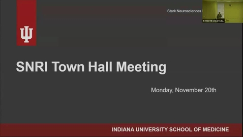 Thumbnail for SNRI Town Hall - November 20, 2023