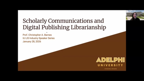 Thumbnail for Christopher A. Barnes, LIS Industry Speaker Series