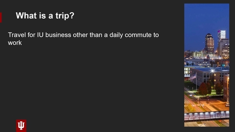 Thumbnail for Video 04 - What is a Trip?