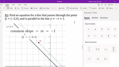 Thumbnail for Alg 2.2: Parallel and Perpendicular Slopes