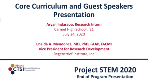 Thumbnail for Aryan Indarapu Curriculum Presentation