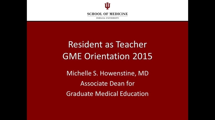 Thumbnail for channel Graduate Medical Education