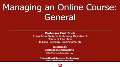 Thumbnail for V-PORTAL: Managing an Online Course