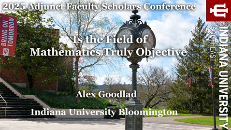 Thumbnail for Is the Field of Mathematics Truly Objective? - Alex Goodlad