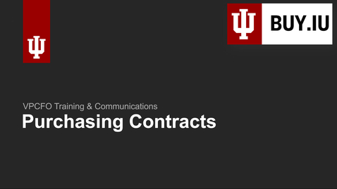 Thumbnail for entry Purchasing Contracts