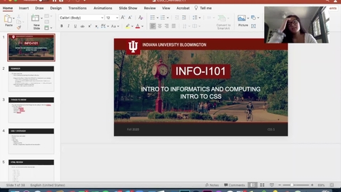 Thumbnail for i101 FA20 CSS 1