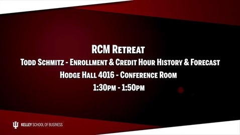 Thumbnail for 2017_02_20_RCM Retreat - 03 Enrollment &amp; Credit (Upload 03/03/17)