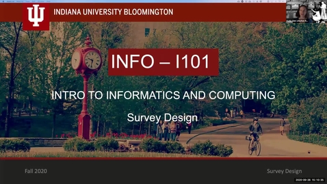 Thumbnail for I101: Survey Design Lab, Part 1
