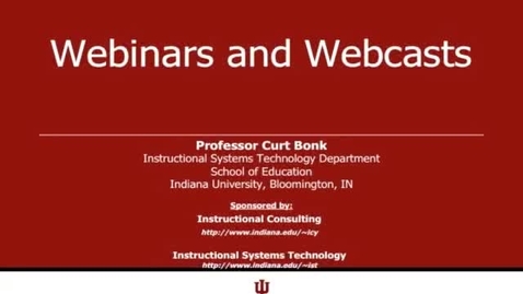 Thumbnail for V-PORTAL: Webinars and Webcasts