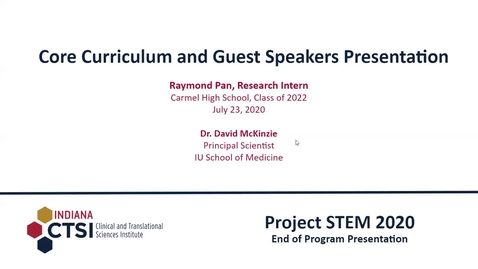 Thumbnail for entry Raymond Pan Curriculum Presentation