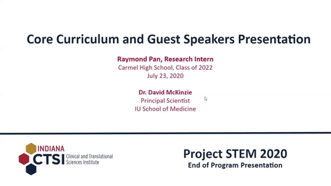 Thumbnail for Raymond Pan Curriculum Presentation