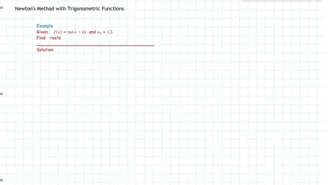 Thumbnail for entry 4.8 Newtons Method, Trig Function M215.mp4