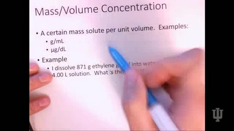 Thumbnail for Mass/Volume Concentration
