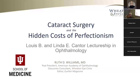 Thumbnail for Ophthalmology Grand Rounds, May 2025