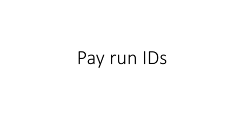 Thumbnail for Payroll at IU - Pay run IDs