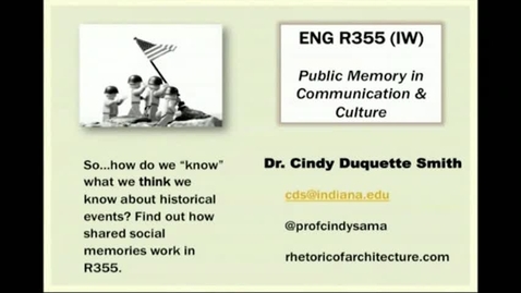 Thumbnail for entry Lecture 12:  More Speeches of Identification, Beginning of Finals Preparation