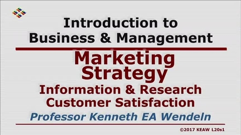 Thumbnail for W200 20-1 Information &amp; Research Customer Satisfaction