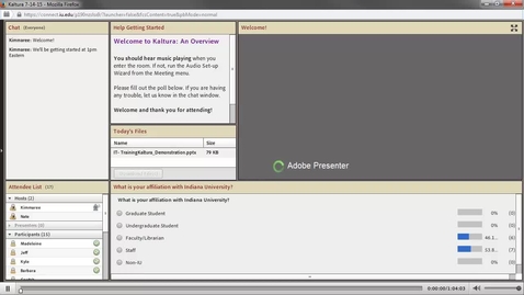 Thumbnail for Kaltura: An Overview - Webinar Recording