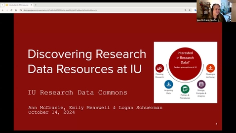 Thumbnail for RDC Webinar: Introduction to Research Data Resources